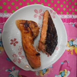 生姜風味の焼き鮭